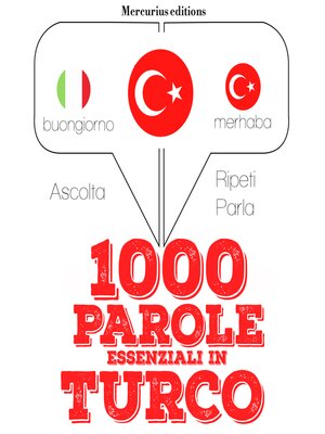 cover image of 1000 parole essenziali in Turco